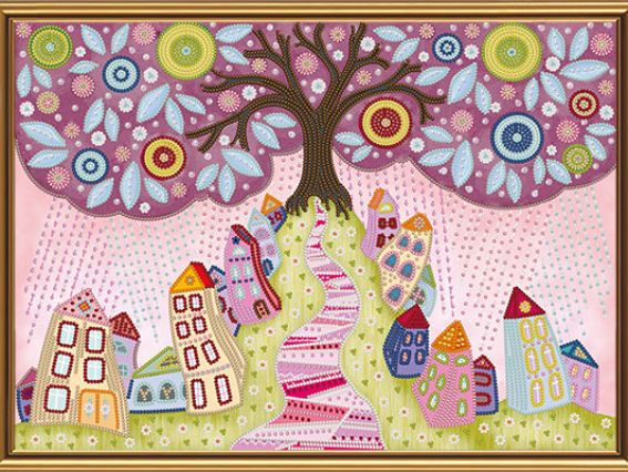 Чарівний дощ, ДК3067, Нова Слобода Набір для вишивання бісером Чарівний дощ, ДК3067, Нова Слобода Набір для вишивання бісером