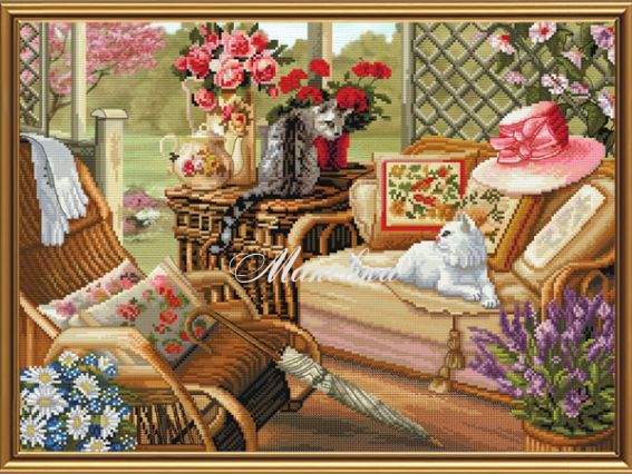 Летняя веранда, ННД1081, Нова Слобода Набор для вышивания 