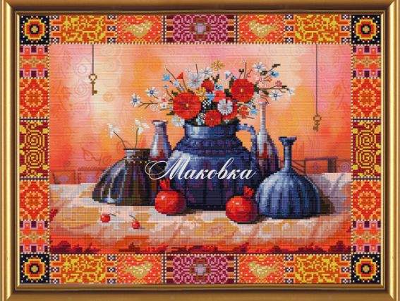 Натюрморт с гранатами ННД 3008  Конфетти Натюрморт с гранатами ННД 3008  Конфетти