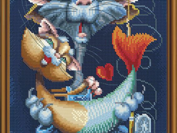 Набор для вышивания Рыбонька моя, ННД4084, Нова Слобода