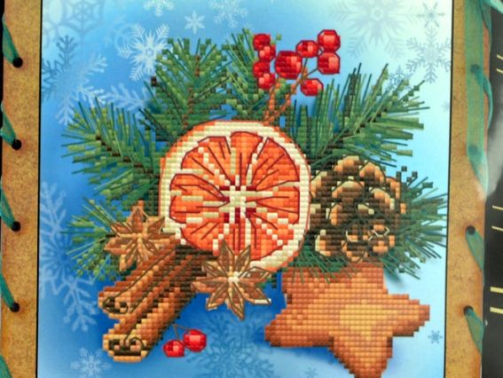 Набір креативне рукоділля Різдво, вишивка і листівка ОР7509, Нова Слобода Набір креативне рукоділля Різдво, вишивка і листівка ОР7509, Нова Слобода