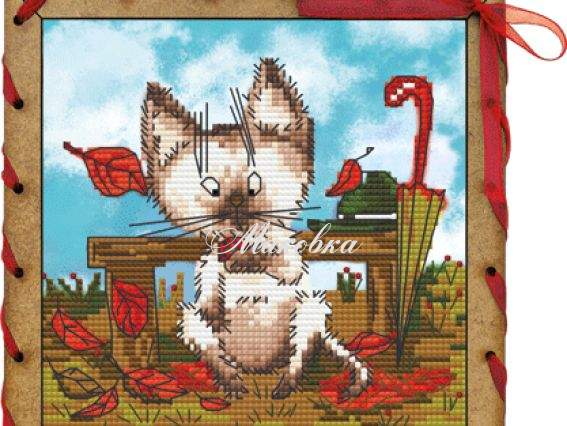 Набір креативне рукоділля Осінні мрії, ОР7559, вишивка та листівка, Нова Слобода Набір креативне рукоділля Осінні мрії, ОР7559, вишивка та листівка, Нова Слобода