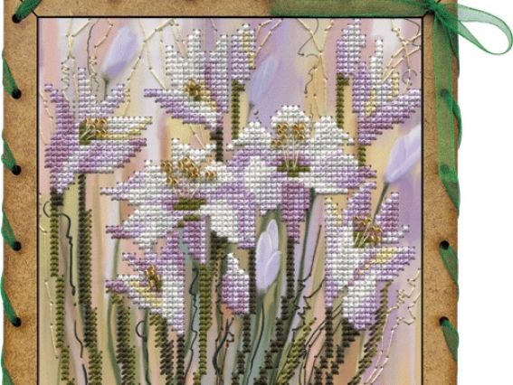 Набор креативное рукоделие Дыхание весны ОР7568, вышивка и открытка, Нова Слобода Набор креативное рукоделие Дыхание весны ОР7568, вышивка и открытка, Нова Слобода