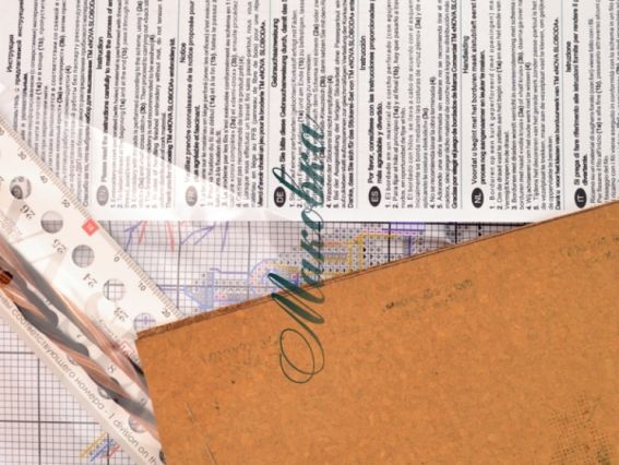 Набір для вишивання на корковій тканині Околиці міста Нова Слобода КР4008