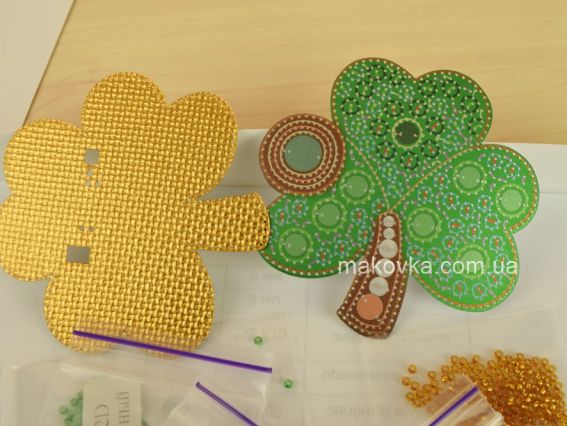 Набір для вишивання бісером брошь ВР1006 Конюшина, Нова Слобода Nova Stich