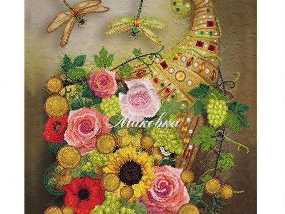 Ріг достатку ДК2212 , Нова Слобода, вишивання бісером 