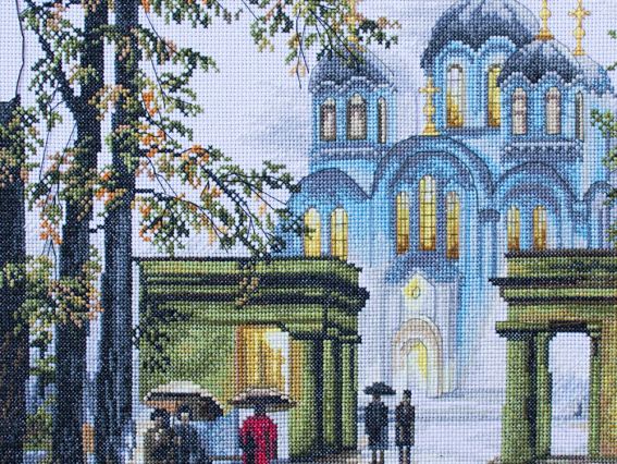 Набір для вишивання хрестом Володимирський собор РЕ3348 Нова Слобода, вишивка нитками