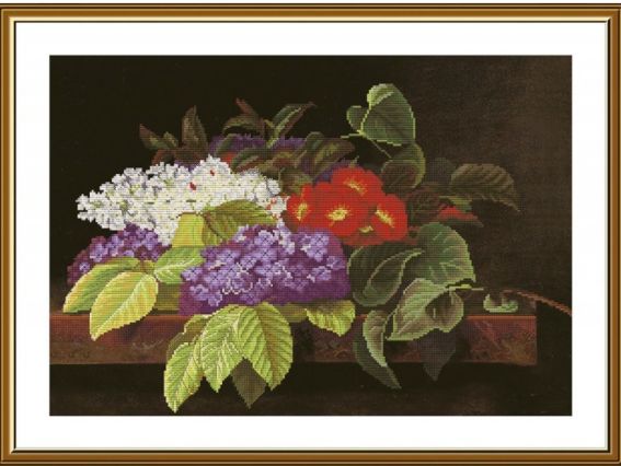 Аромат бузку СР3283 Нова Слобода, набір для вишивання нитками Аромат бузку СР3283 Нова Слобода, набір для вишивання нитками