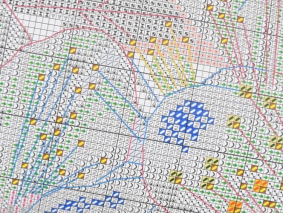 Набір для вишивання нитками та бісером Квіт весни ННД6598-У, триптих по 30х30см  Нова Слобода