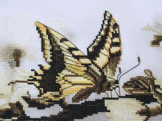 Набір для вишивання нитками та бісером Квіт весни ННД6598-У, триптих по 30х30см  Нова Слобода