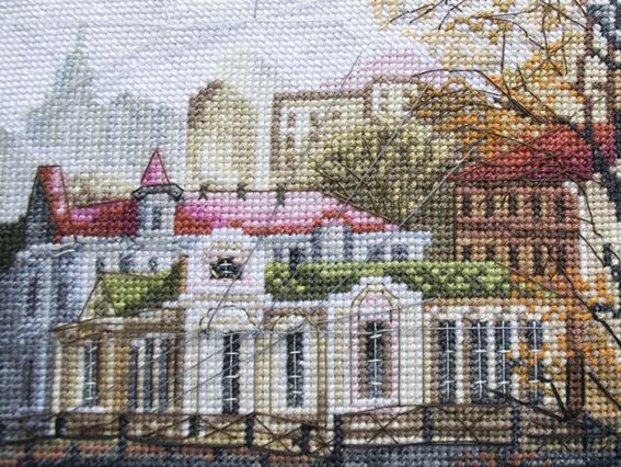 Набір для вишивання хрестом Старий міст, РЕ 2334 Нова Слобода, вишивка нитками