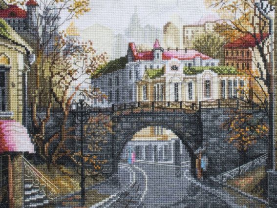 Набір для вишивання хрестом Старий міст, РЕ 2334 Нова Слобода, вишивка нитками