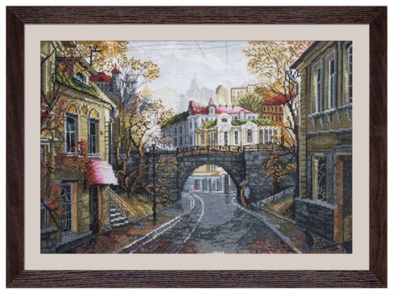 Набір для вишивання хрестом Старий міст, РЕ 2334 Нова Слобода, вишивка нитками