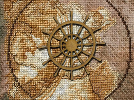 Набор для вышивания крестом на дизайнерской канве Морское путешествие СВ6584 (5 частей), Нова Слобода