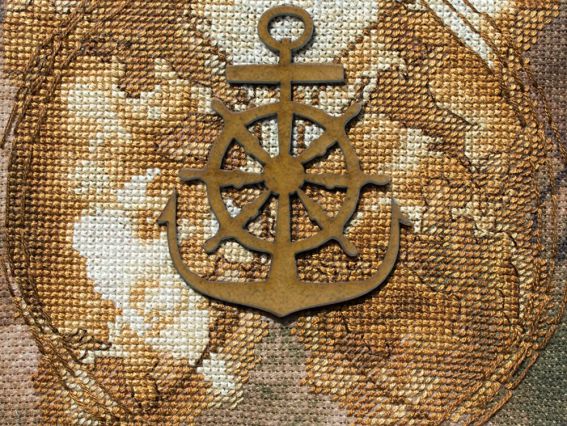 Набор для вышивания крестом на дизайнерской канве Морское путешествие СВ6584 (5 частей), Нова Слобода