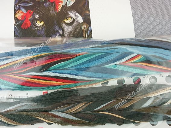 Набор для вышивання крестом Королева диких джунглей, РЕ3518 Нова Слобода