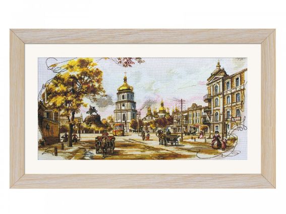 Старий Київ, СР2195, Нова Слобода вишивка нитками Старий Київ, СР2195, Нова Слобода вишивка нитками