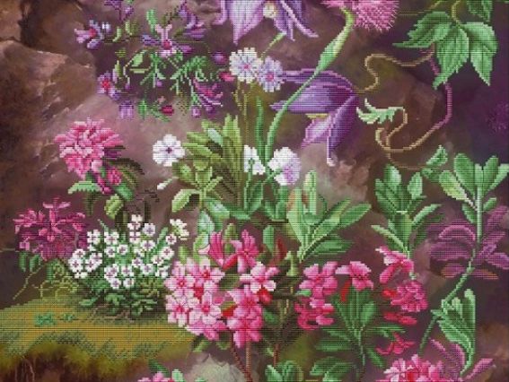 Лесной пурпур СР2266  Нова Слобода, набор для вышивания нитками