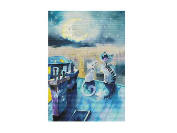 Пісні під місяцем, СР3348, Нова Слобода вишивка нитками Пісні під місяцем, СР3348, Нова Слобода вишивка нитками