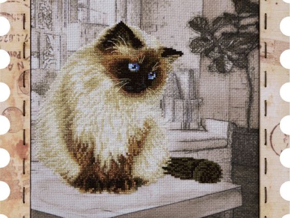 КО4033 Котэ Баловень , Нова Слобода, вышивка с рамкой КО4033 Котэ Баловень , Нова Слобода, вышивка с рамкой