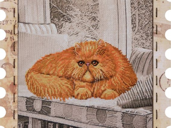 КО4029 Котэ Царь, Нова Слобода, вышивка с рамкой КО4029 Котэ Царь, Нова Слобода, вышивка с рамкой