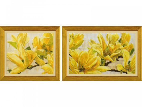 Магнолія Батерфляй, СВ6583 (2 частини), Нова Слобода, Набір для вишивання нитками Магнолія Батерфляй, СВ6583 (2 частини), Нова Слобода, Набір для вишивання нитками