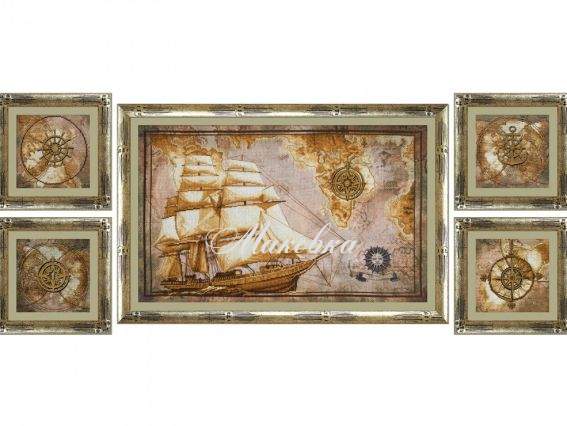 Морська подорож СВ6584 (5 частин), Нова Слобода, вишивка нитками