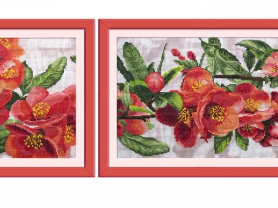 Набір для вишивання нитками Гранатова гілка СВ6585, Нова Слобода