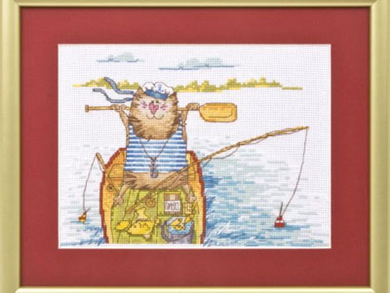 Набор для вышивания Удачная рыбалка, ВК-1032, Панна Набор для вышивания Удачная рыбалка, ВК-1032, Панна