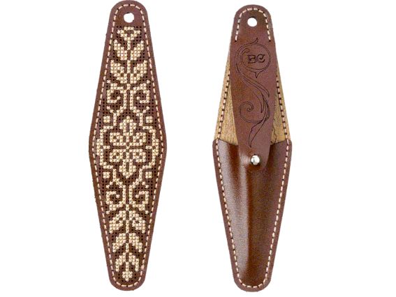 Чохол для ножиць Тепло традицій (орнамент) FLTL-001 Чарівна Країна Набір для вишивання нитками на штучній шкірі 