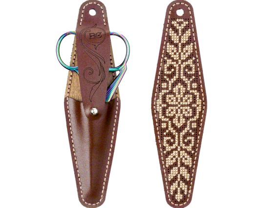 Чохол для ножиць Тепло традицій (орнамент) FLTL-001 Чарівна Країна Набір для вишивання нитками на штучній шкірі 