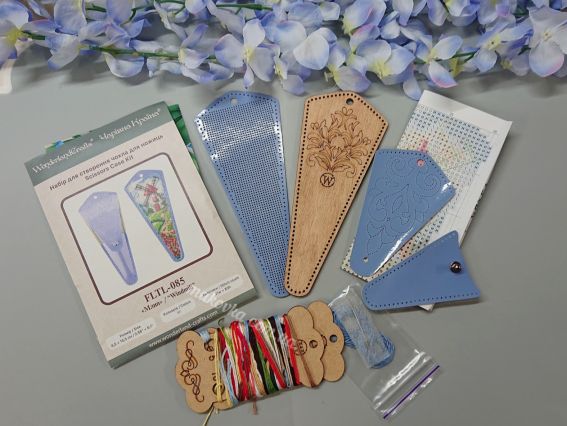 Чохол для ножиць Млин FLTL-085 Чарівна Країна Набір для вишивання нитками на штучній шкірі 