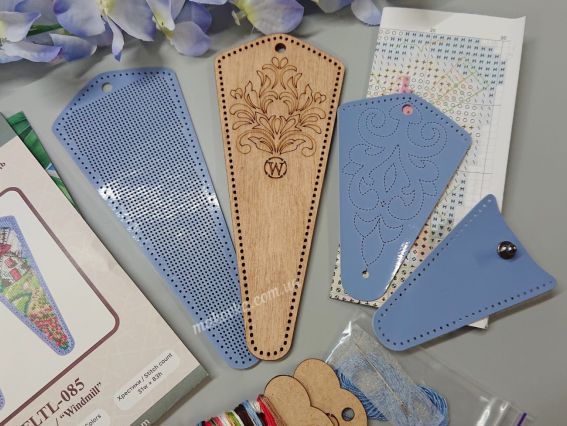 Чохол для ножиць Млин FLTL-085 Чарівна Країна Набір для вишивання нитками на штучній шкірі 