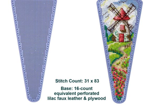 Чохол для ножиць Млин FLTL-085 Чарівна Країна Набір для вишивання нитками на штучній шкірі 