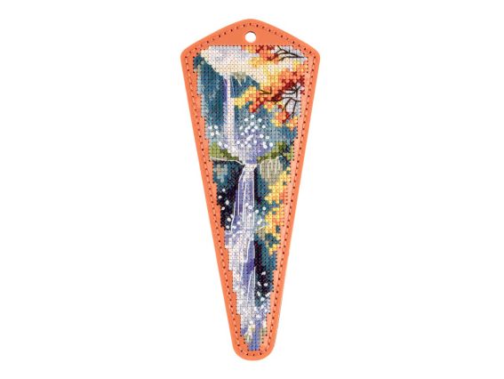 Чехол для ножниц Водопад FLTL-088 Волшебная Страна Набор для вышивания нитками на искусственной коже 