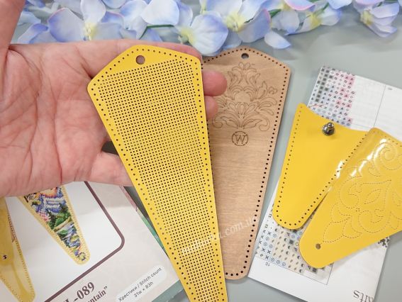 Чехол для ножниц Гора FLTL-089 Волшебная Страна Набор для вышивания нитками на искусственной коже 