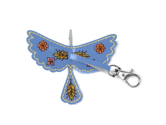 Обвіс для сумки Пташка. Золотий колос FLHL-1104 Чарівна Країна Набір для вишивання нитками на штучній шкірі 