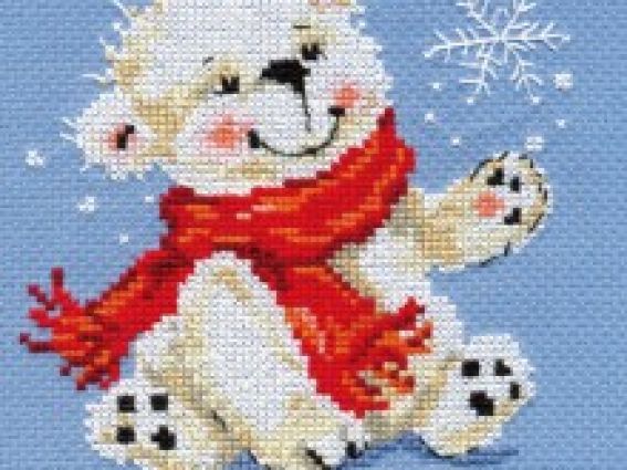 вышивка Белый медвежонок, 0-53 Алиса вышивка Белый медвежонок, 0-53 Алиса