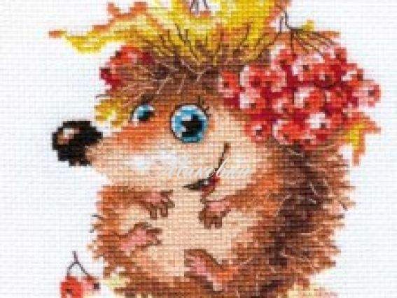 вышивка Осенний ежонок, 0-75 Алиса вышивка Осенний ежонок, 0-75 Алиса