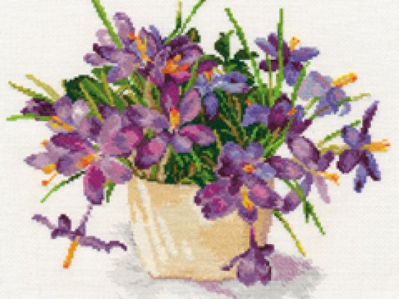 Цветущий сад. Крокусы 2-26  ТМ Алиса Цветущий сад. Крокусы 2-26  ТМ Алиса