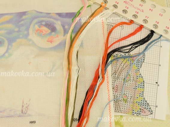 Набір для вишивання нитками 5054 Мечты о рыбе, Алісена 