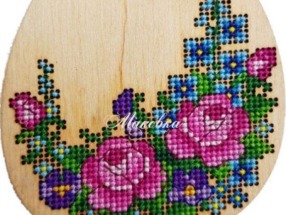Троянди, 5501-а Алісена набір для вишивання на дерев'яній заготовці з підставкою Троянди, 5501-а Алісена набір для вишивання на дерев'яній заготовці з підставкою