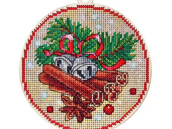 Корица 5514, Алисена набор для вышивания на деревянной заготовке Корица 5514, Алисена набор для вышивания на деревянной заготовке