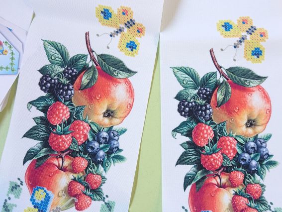 Пошитый бант на Спаса под вышивку СБ 01 Спас , габардин, Барвы Подолья