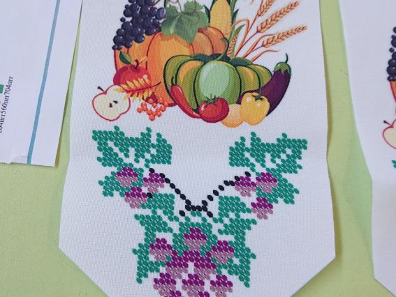 Пошитый бант на Спаса под вышивку СБ 03 Спас , габардин, Барвы Подолья