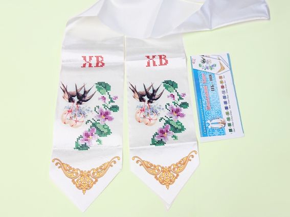 Бант под вышивку Пасхальный ПБ-08, Барви Поділля