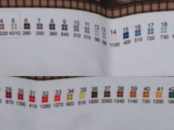 Схема (малюнок) на тканині для вишивання бісером ЧВ-8063 (10бис) Тайна вечеря, Бисерок, Бісерок