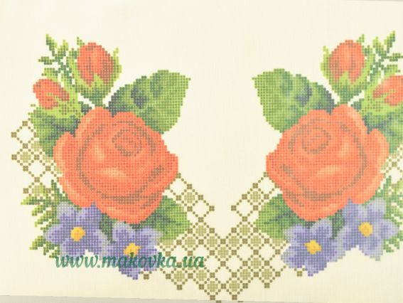 Б-10Дм Заготовка Блуза Барви літаи, домотканна, біла, Бісерок