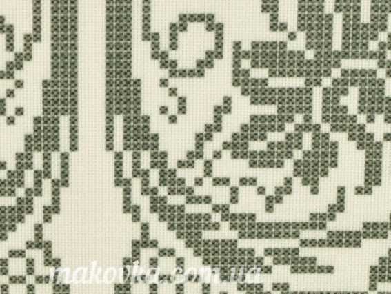 Б-191 Дм Заготовка Блуза Краса, домотканна, біла, Бісерок