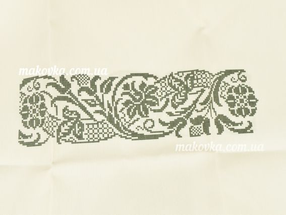 Б-191 Дм Заготовка Блуза Краса, домотканна, біла, Бісерок